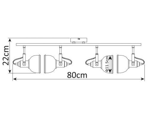 Спот Martin A5215PL-4BR Arte Lamp