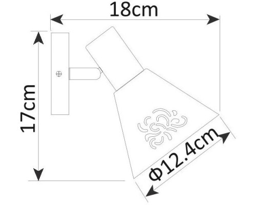 Спот Cono A5218AP-1WG Arte Lamp