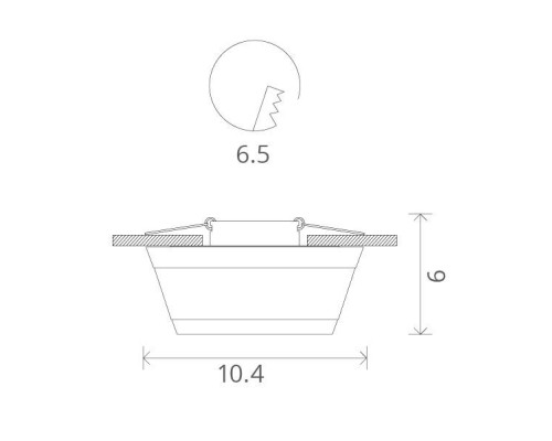 Точечный светильник Pezzi A5243PL-1WH Arte Lamp