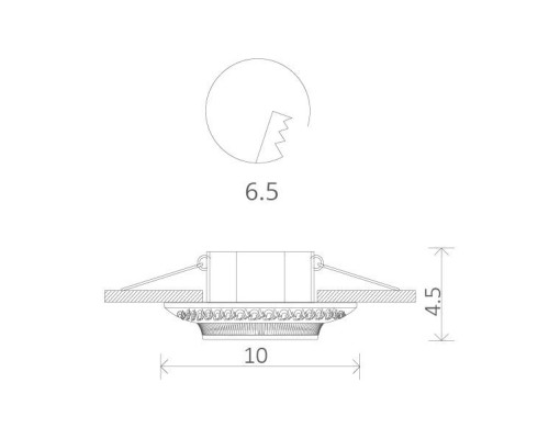 Точечный светильник Occhio A5280PL-1AB Arte Lamp