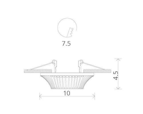 Точечный светильник Arena A5298PL-1BA Arte Lamp