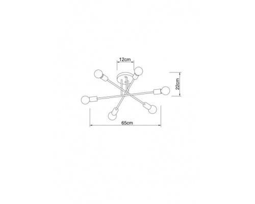 Потолочная люстра Alastor A5435PL-6WH Arte Lamp