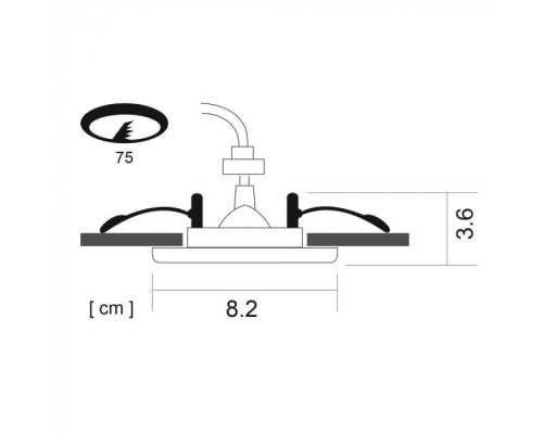 Точечный светильник Aqua A5440PL-1AB Arte Lamp