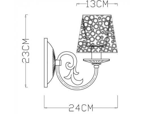 Бра Ragnatela A5468AP-1WG Arte Lamp