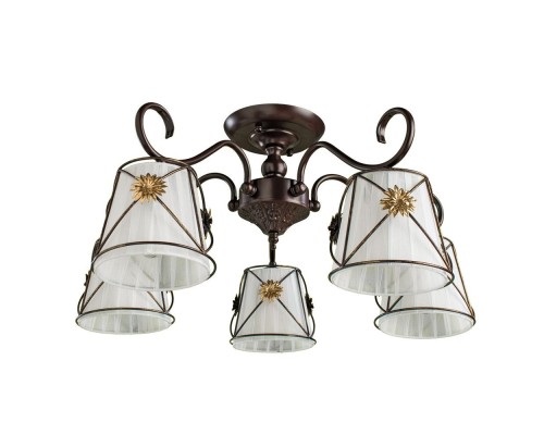 Потолочная люстра Fortuna A5495PL-5BR Arte Lamp