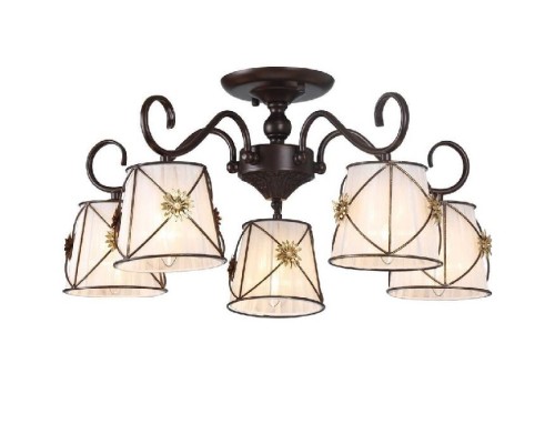 Потолочная люстра Fortuna A5495PL-5BR Arte Lamp
