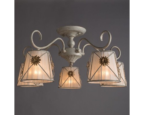 Потолочная люстра Fortuna A5495PL-5WG Arte Lamp