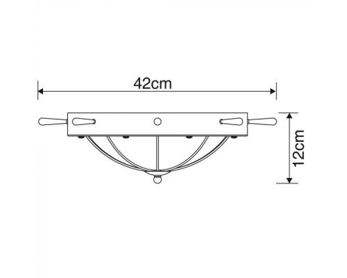 Потолочный светильник San Marco A5500PL-2AB Arte Lamp