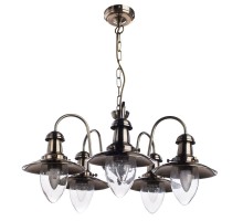 Подвесная люстра Fisherman A5518LM-5AB Arte Lamp