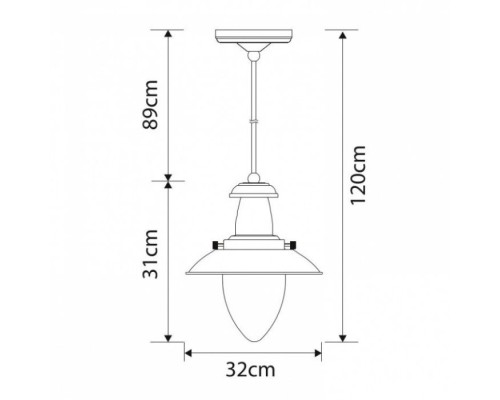Подвесной светильник Fisherman A5530SP-1AB Arte Lamp