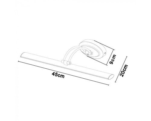 Светильник настенный Picture Lights Led A5608AP-1CC Arte Lamp