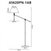 Торшер Orlando A5620PN-1AB Arte Lamp