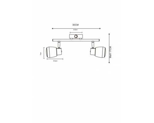 Спот Cuffia A5621AP-2CC Arte Lamp