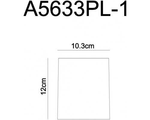 Потолочный светильник Falcon A5633PL-1BK Arte Lamp
