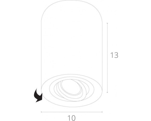 Точечный светильник Falcon A5644PL-1SI Arte Lamp