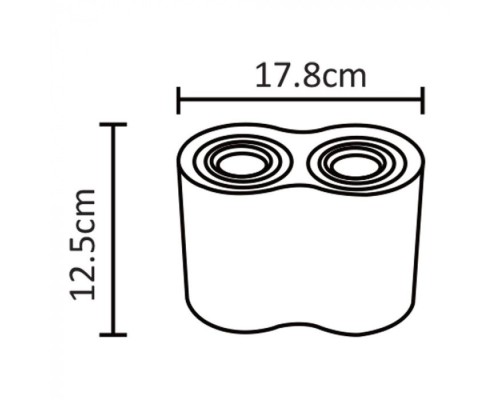 Точечный светильник Falcon A5644PL-2SI Arte Lamp
