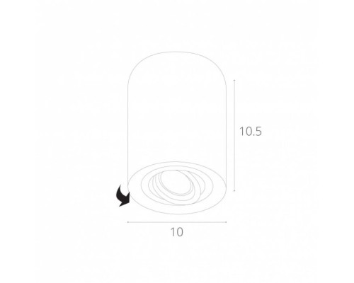 Точечный светильник Falcon A5645PL-1WH Arte Lamp