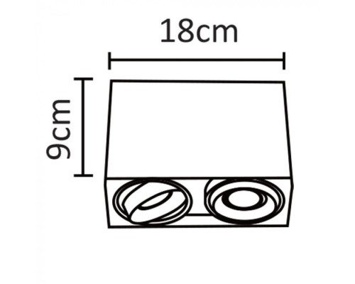 Точечный светильник Pictor A5655PL-2BK Arte Lamp