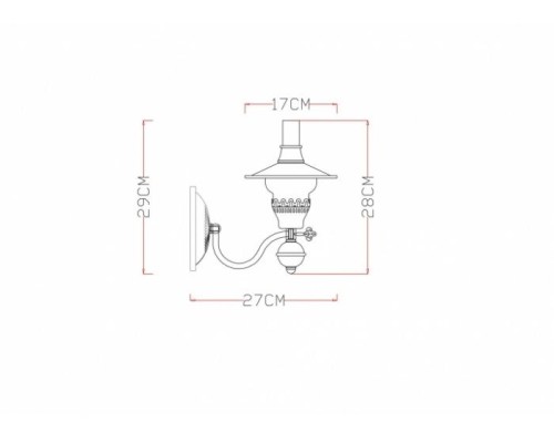 Бра Trattoria A5664AP-1AB Arte Lamp