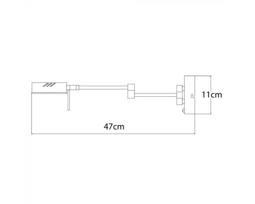 Бра Wizard A5665AP-1AB Arte Lamp