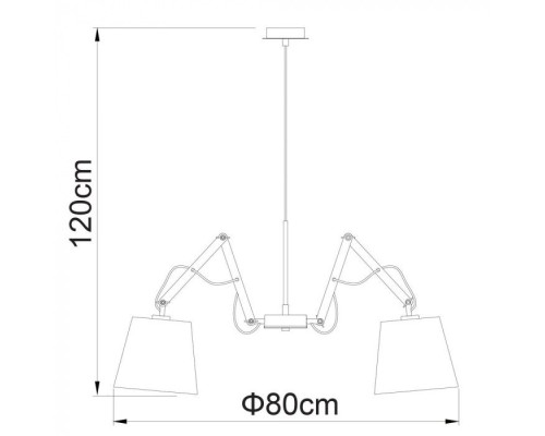 Подвесная люстра Pinocchio A5700LM-5BK Arte Lamp