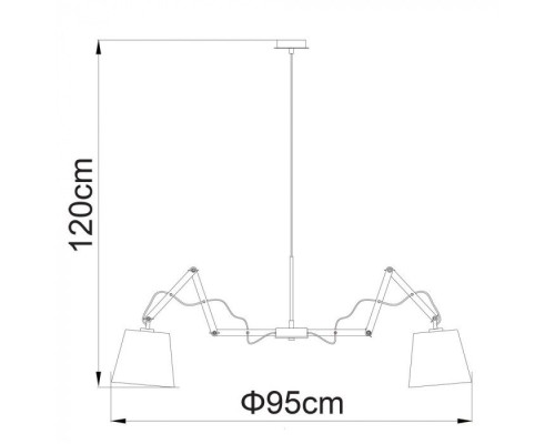 Подвесная люстра Pinocchio A5700LM-8BK Arte Lamp