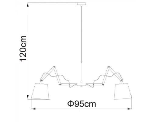 Подвесная люстра Pinocchio A5700LM-8WH Arte Lamp