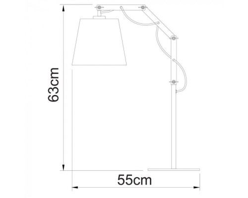 Настольная лампа Pinocchio A5700LT-1WH Arte Lamp