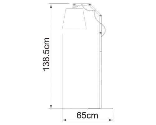 Торшер Pinocchio A5700PN-1BK Arte Lamp