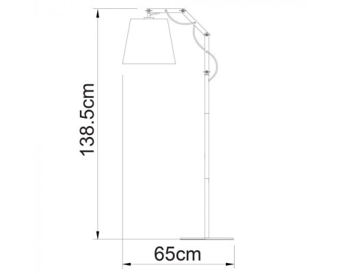 Торшер Pinocchio A5700PN-1WH Arte Lamp