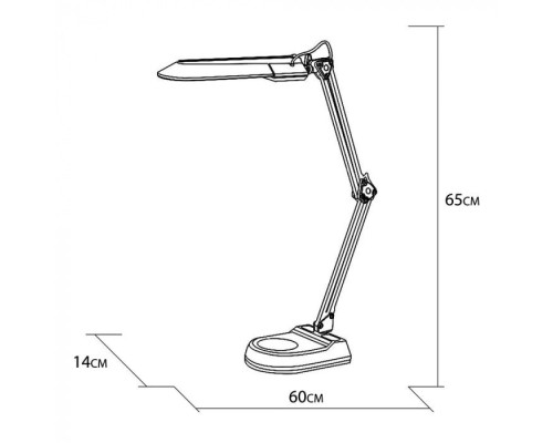 Настольная лампа Desk A5810LT-1BK Arte Lamp