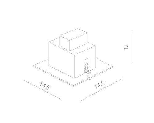 Точечный светильник Cardani Medio A5930PL-1SI Arte Lamp