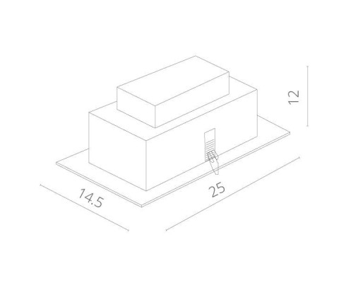Точечный светильник Cardani Medio A5930PL-2SI Arte Lamp
