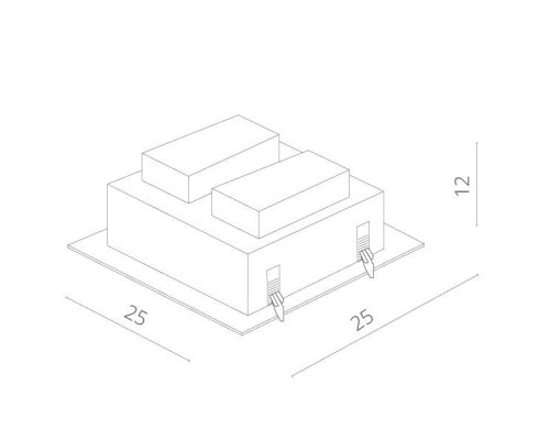 Точечный светильник Cardani Medio A5930PL-4SI Arte Lamp