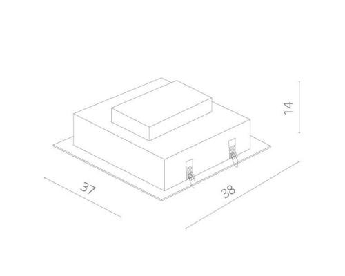 Точечный светильник Cardani Grande A5935PL-4BK Arte Lamp
