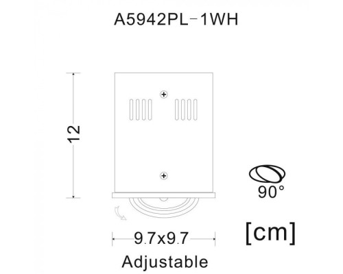 Точечный светильник Cardani Piccolo A5942PL-1WH Arte Lamp