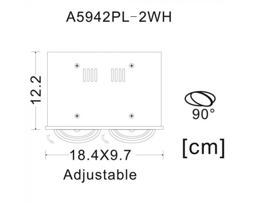 Точечный светильник Cardani Piccolo A5942PL-2WH Arte Lamp