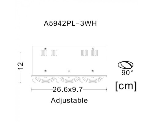 Точечный светильник Cardani Piccolo A5942PL-3WH Arte Lamp
