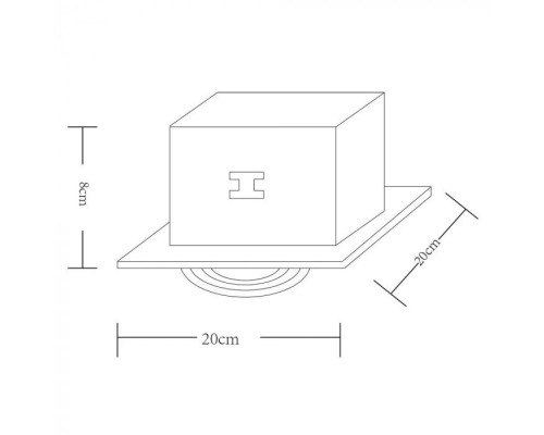 Точечный светильник Cardani Semplice A5949PL-1BK Arte Lamp