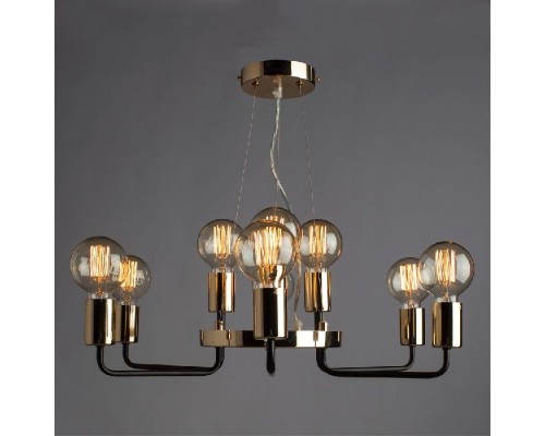 Подвесная люстра Gelo A6001LM-9BK Arte Lamp