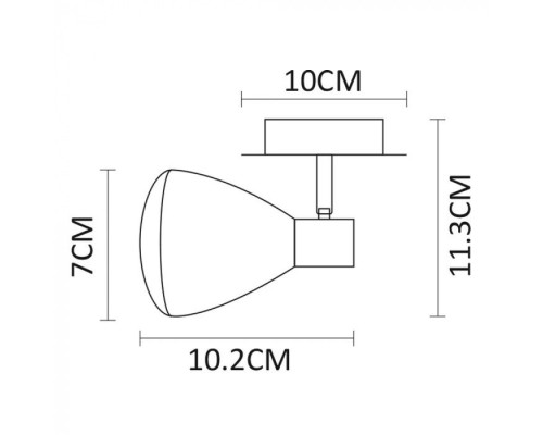 Спот Gioved A6008AP-1BK Arte Lamp