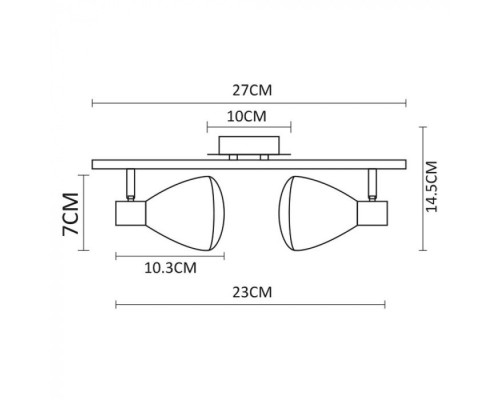 Спот Gioved A6008PL-2BK Arte Lamp