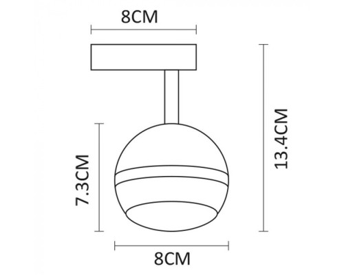 Спот Venerd A6009AP-1AB Arte Lamp