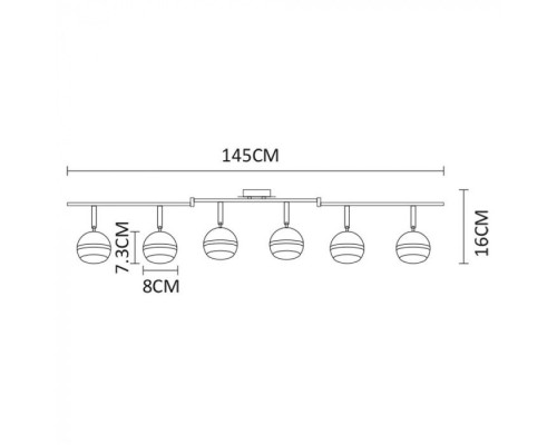 Спот Venerd A6009PL-6AB Arte Lamp