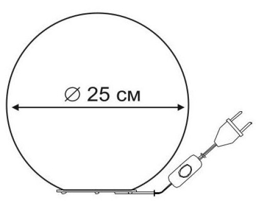Настольная лампа Sphere A6025LT-1WH Arte Lamp