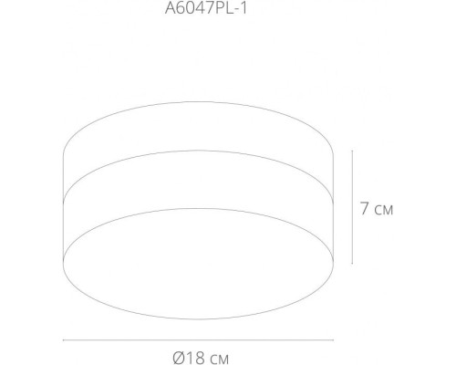 Потолочный светильник Aqua-tablet A6047PL-1BK Arte Lamp