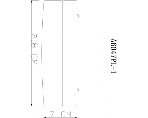 Потолочный светильник Aqua-tablet A6047PL-1CC Arte Lamp