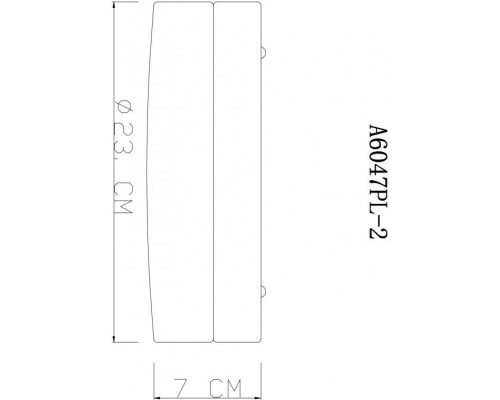 Потолочный светильник Aqua-tablet A6047PL-2AB Arte Lamp
