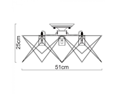 Потолочная люстра Tela A6048PL-5BK Arte Lamp