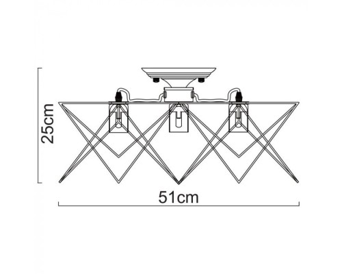 Потолочная люстра Tela A6048PL-5CC Arte Lamp